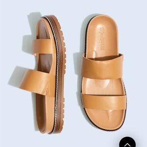 The Charley Double-Strap Slide Sandal Sz 10 Like New